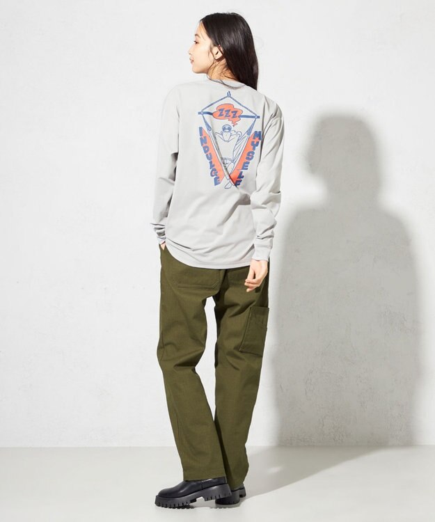 SHARE PARK LADIES 【UNISEX】UVカット アートコラボロングTシャツ〈Hammock〉（S・Mサイズ） グレー