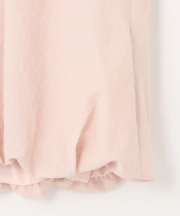 組曲 【洗える】サッカーストレッチ ブルゾン ローズ系