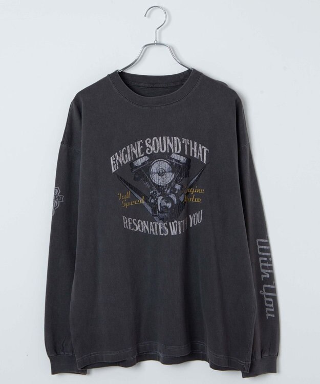 WEGO ピグメントグラフィックロンT 柄2