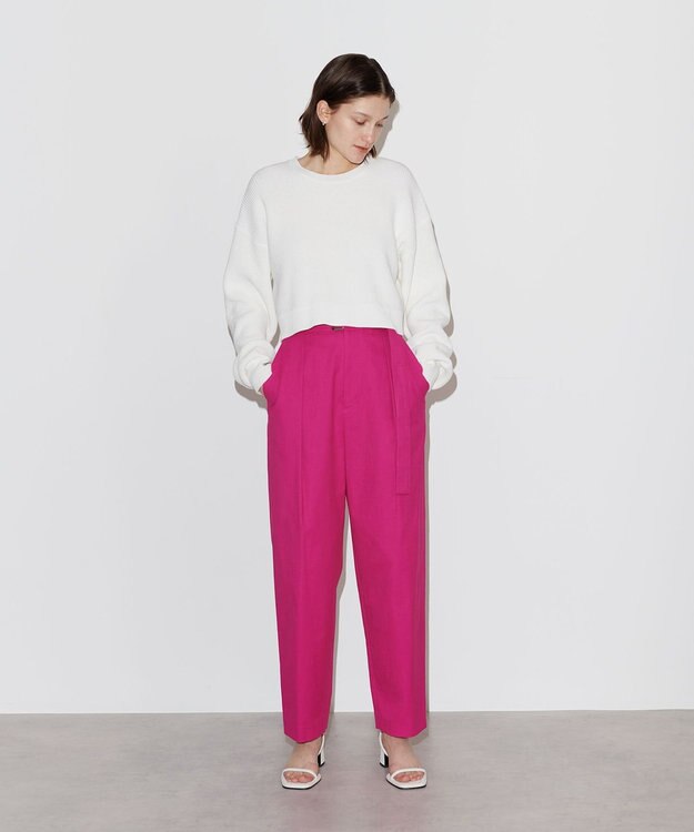 NAVE 【Nave 　洗える】ルピナス コットンニットトップス アイボリー系