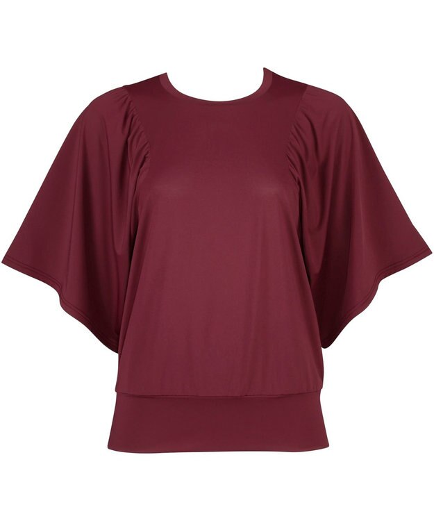 CW-X 【WOMEN】 CW-X レディース トップス 吸汗速乾(本体) 半袖(5分袖) Uネック スポーツ DLY175 /ワコール バイオレット