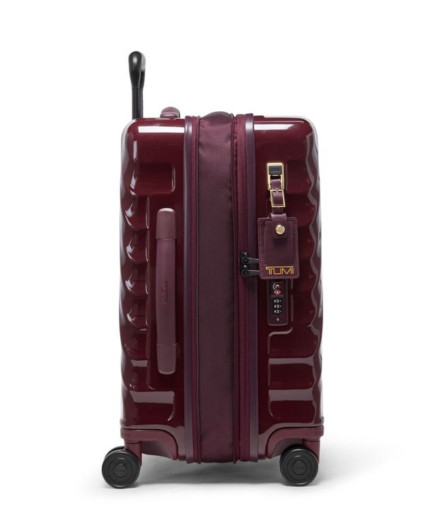 TUMI 19 DEGREE インターナショナル・エクスパンダブル・4ウィール・キャリーオン スーツケース（機内持ち込みサイズ） ワイン