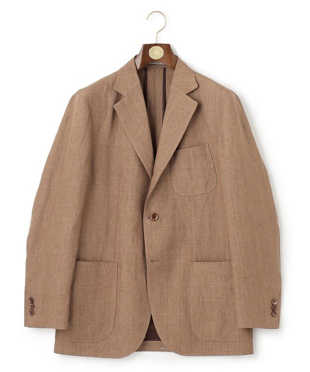 J.PRESS MEN リネンキャンブリック ジャケット ブラウン系