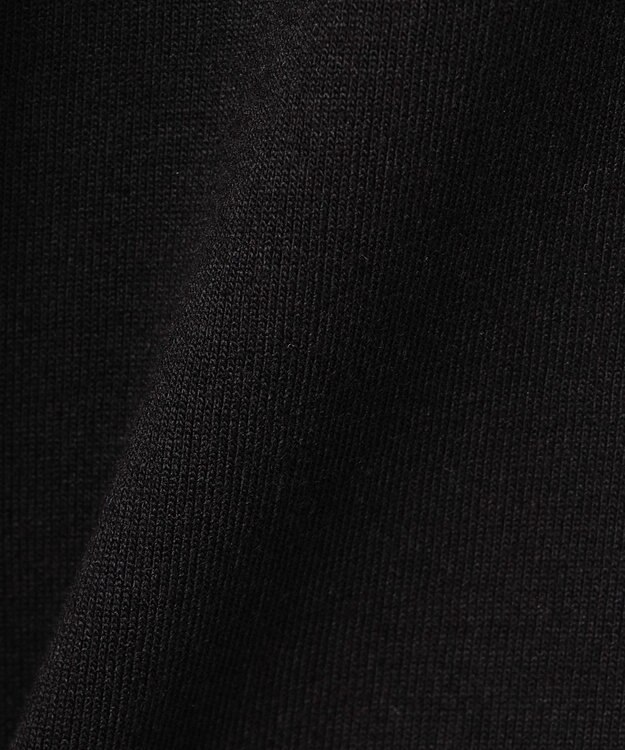 ANY SIS 【洗える】サテンコンビダンボール ワンピース ブラック