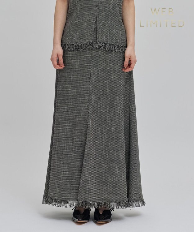 BEIGE， 【洗える】CANNET / フレアスカート Monotone