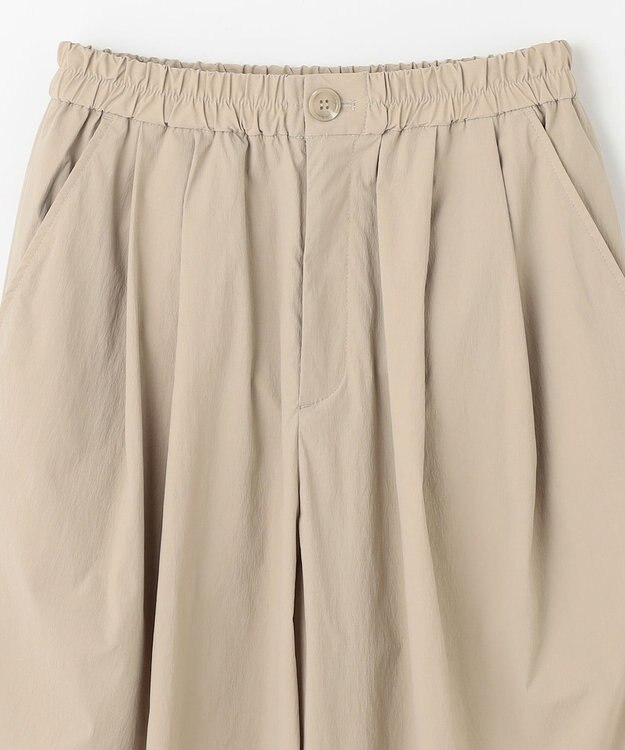 ANY L 【洗濯機可/ウエストゴム】撥水バレルパンツ サンド