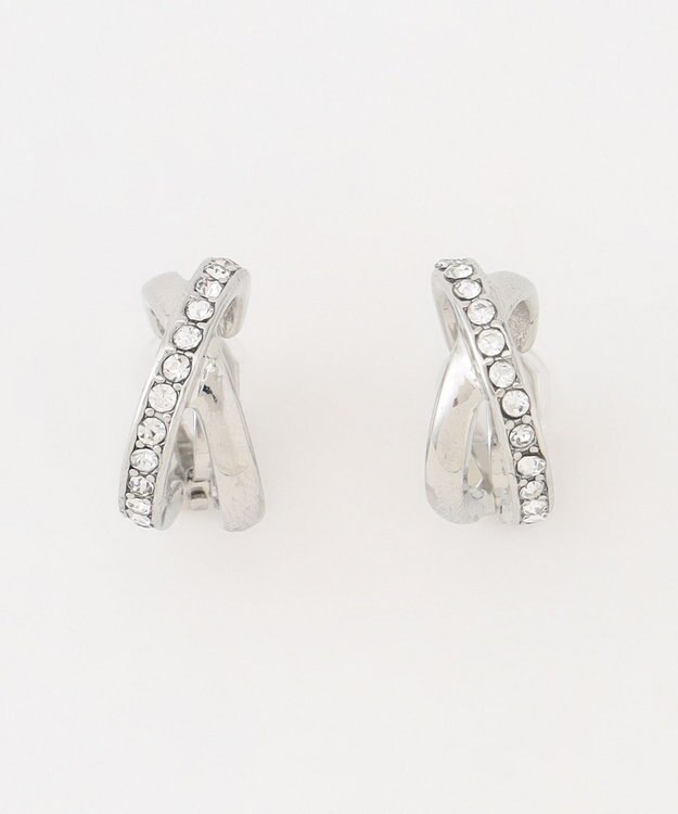 ANY SIS ストーンリング イヤリング シルバー