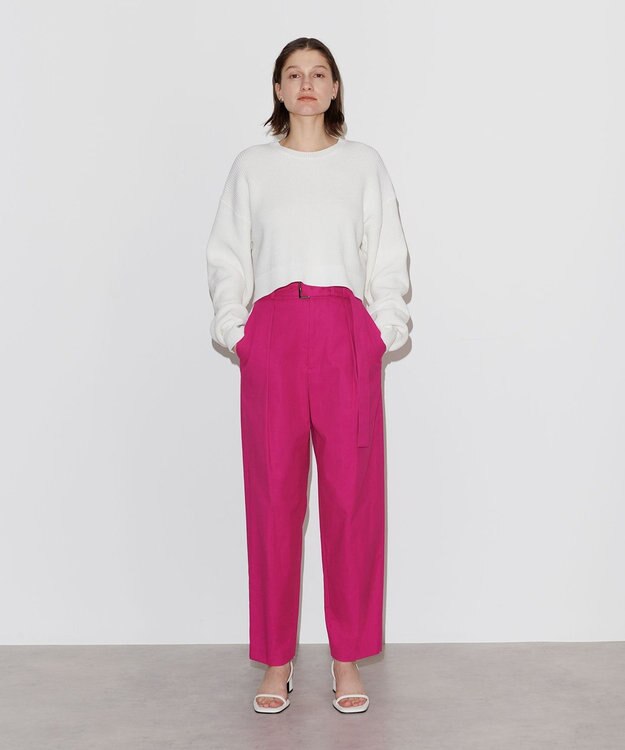 NAVE 【Nave 　洗える】ルピナス コットンニットトップス アイボリー系