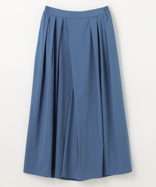 ANY L 【洗濯機可能/接触冷感/UVケア/イージーケア/ウエストゴム】清涼リラックススカーチョ ブルー