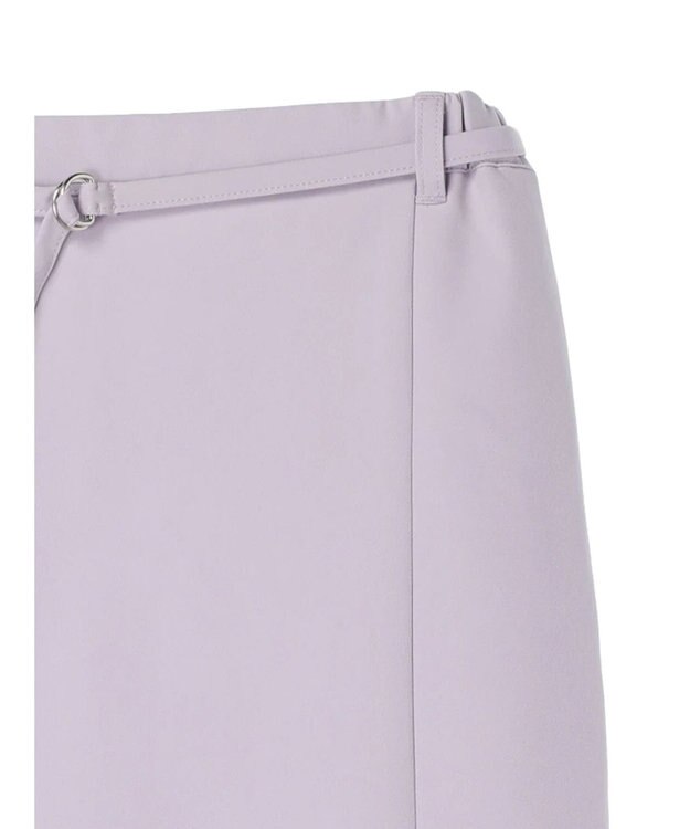 Green Parks 〈選べるきれシル〉Ｉラインロング丈スカート Lavender