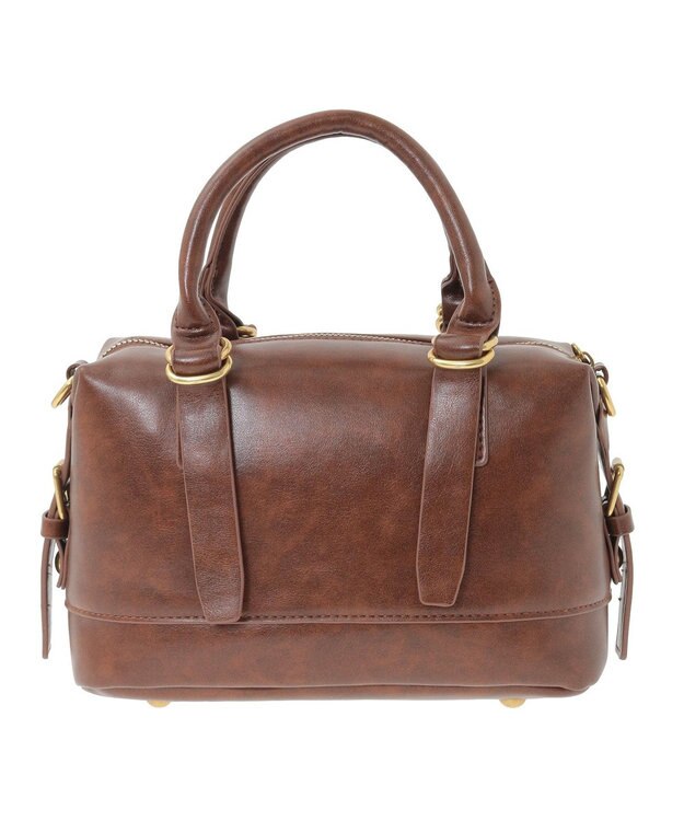 earth music&ecology ウ゛ィンテージライクボストンバッグ Light Brown