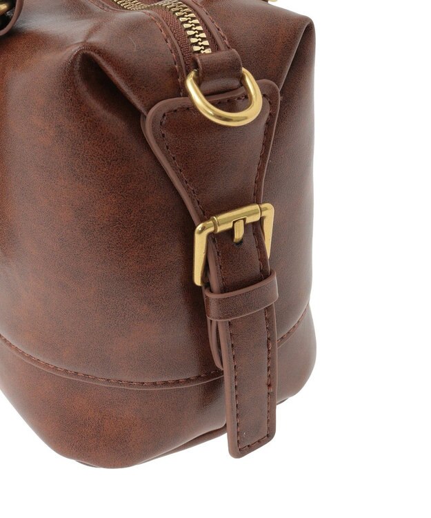 earth music&ecology ウ゛ィンテージライクボストンバッグ Light Brown