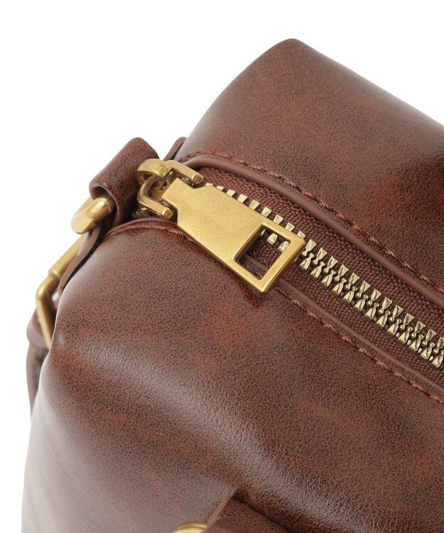 earth music&ecology ウ゛ィンテージライクボストンバッグ Light Brown