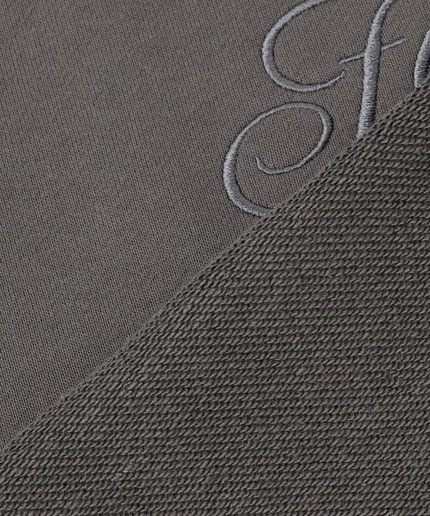 自由区 L クリアループバックレタリング スウェット スレート