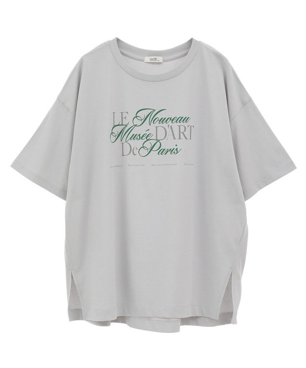 earth music&ecology Ｌｅ　ｎｏｕｖｅａｕスリットＴ Gray