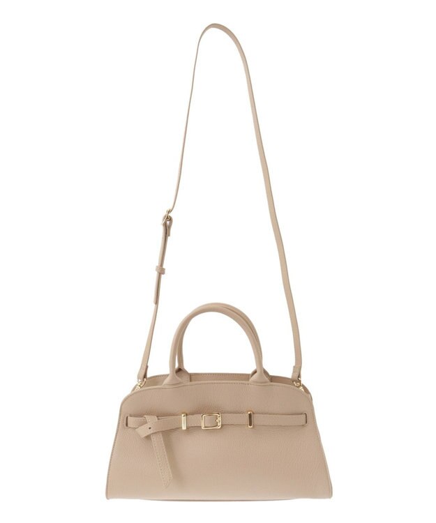 YECCA VECCA 【story.】ベルトハンドバッグ Light Beige