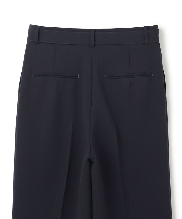BEIGE， 【洗える・Precious 4月号掲載】JASMINE / ベルト付きワイドストレートパンツ Navy