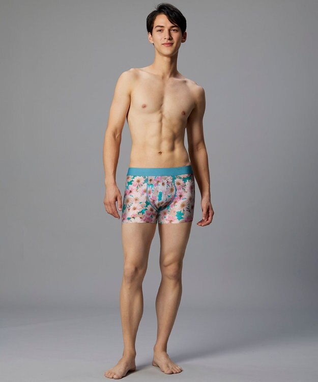 WACOAL MEN WACOAL MEN ボクサーパンツ 【気持ちいいパンツ】 動いてもズレにくい フロントの安定性・快適性 前閉じ 下着 メンズ WT3439 /ワコールメン ターコイズ