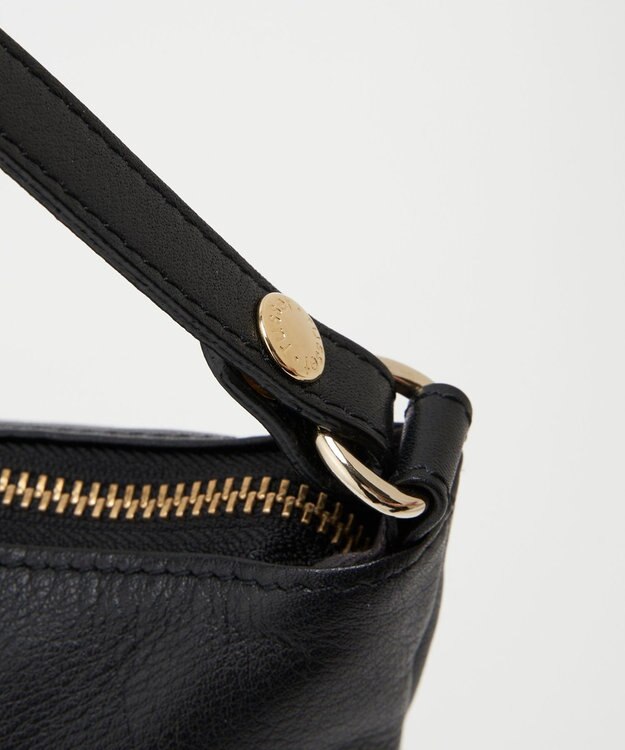 russet ソフトレザーシンプルショルダーバッグ (CE-1328-WEB) Black