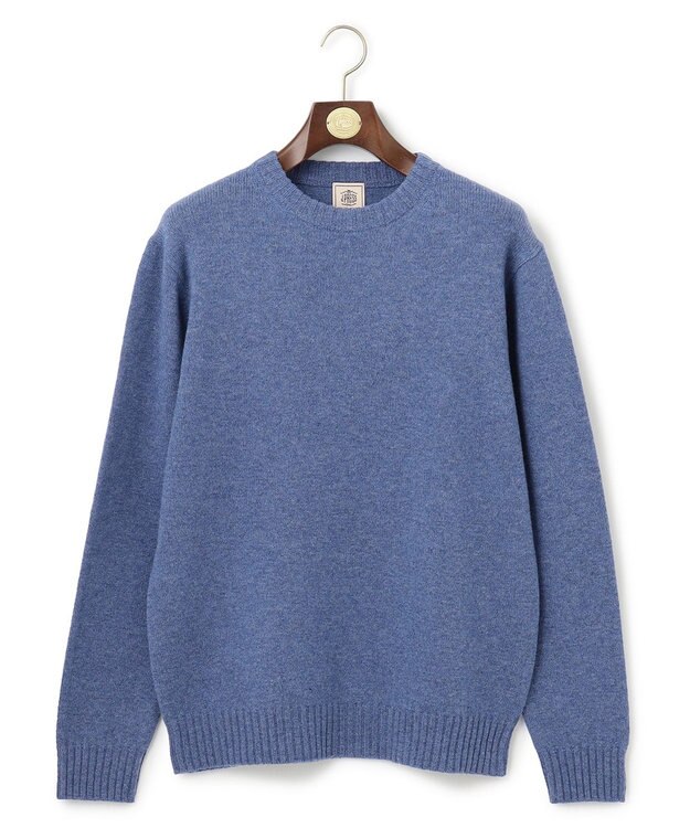 J.PRESS MEN 【WEB限定】クルーネックニット ダルブルー系
