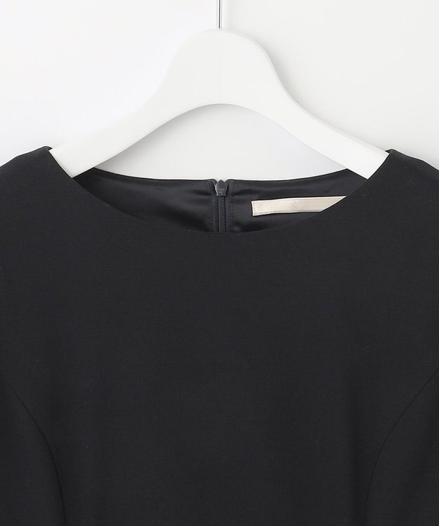 自由区 【洗える】WASHABLEPONTE ワンピース ネイビー系