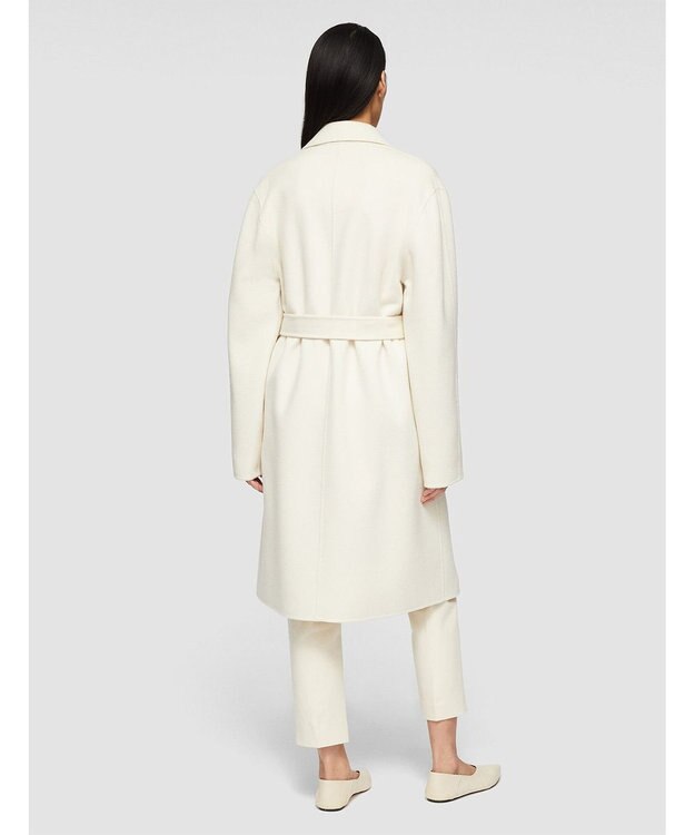 JOSEPH 【FOUNDATIONS】ダブルフェイスカシミヤ　ラップコート Ivory