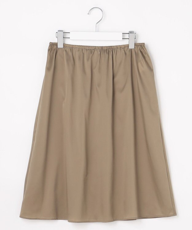 自由区 L 【SHIHOさん着用】TWドレープツイル3WAYボウタイ ワンピース モカ