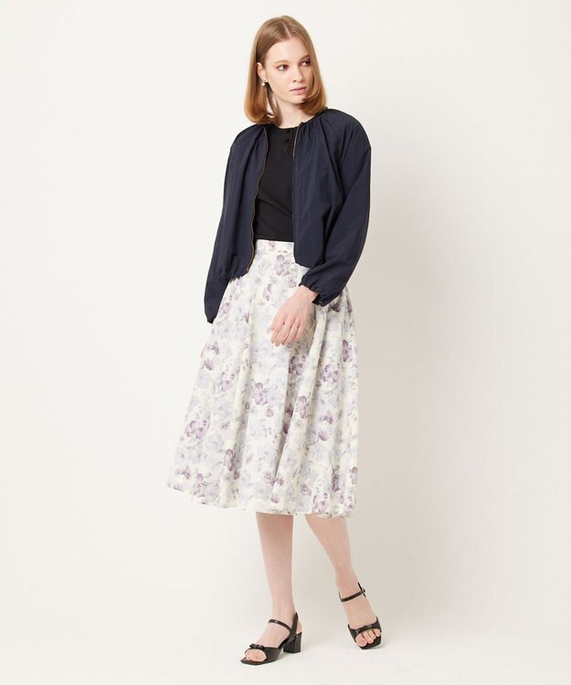 TOCCA 【大人百花掲載】【消臭・撥水・UVカット90%以上・洗える】SURVE SHORT ブルゾン ネイビー系