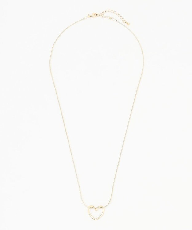組曲 ツイストハートネックレス ゴールド系