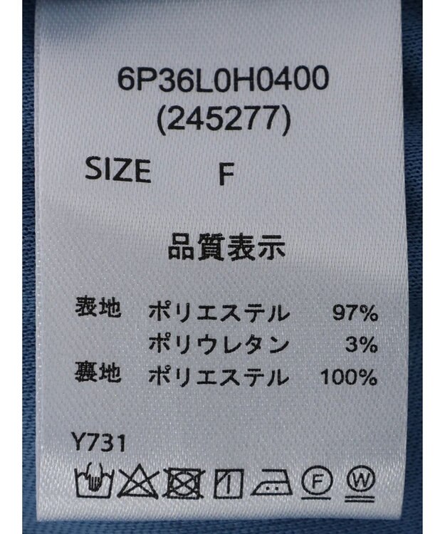 Green Parks ・ＥＬＥＮＣＡＲＥ　ＤＵＥ　フラワーｐｔティアードワンピ Blue