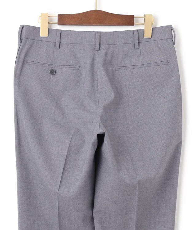 J.PRESS MEN 【ストレッチ / ウォッシャブル可】パワーストレッチウール スラックス ライトグレー系