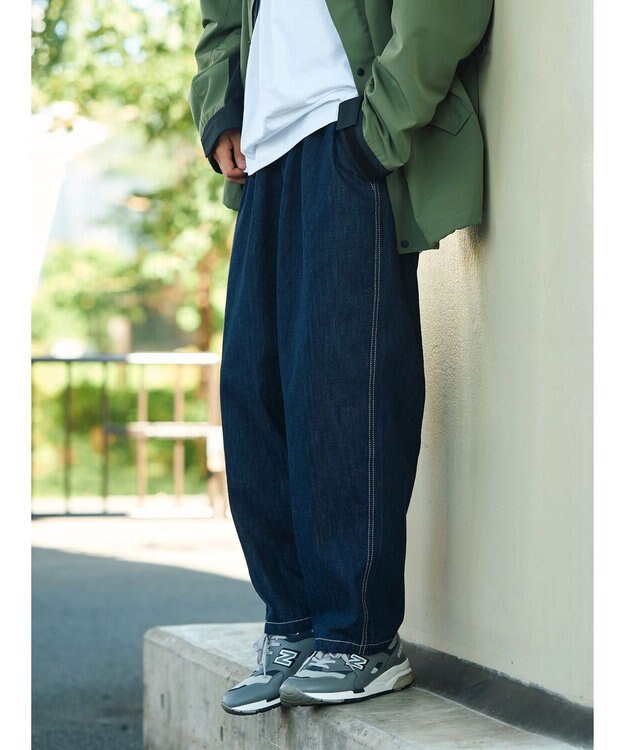 CRAFT STANDARD BOUTIQUE デニムフリーパンツ Dark Indigo