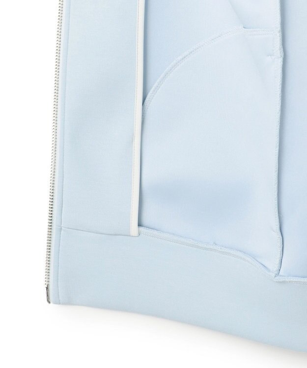 ICB 【先行予約・WEB限定カラーあり】ソフトダンボール ジップアップ フーディ サックスグレー［WEB限定］