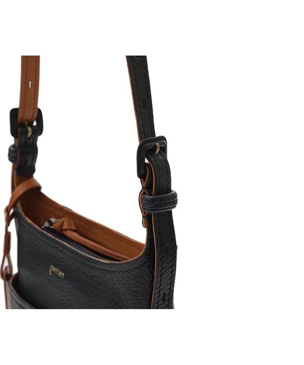 genten タスカ ミニショルダーバッグ ネイビー