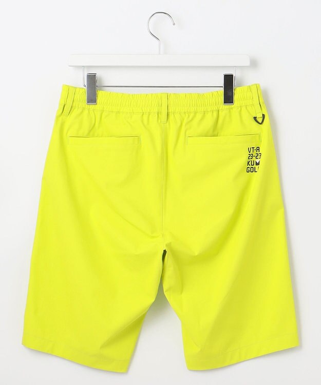 23区GOLF 機能素材で快適！【MEN】ASKIN ショートパンツ 黄緑系