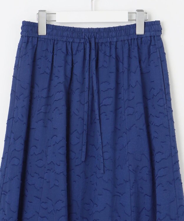 23区 L 【SLOW/一部店舗限定】コットンジャカード スカート ブルー系