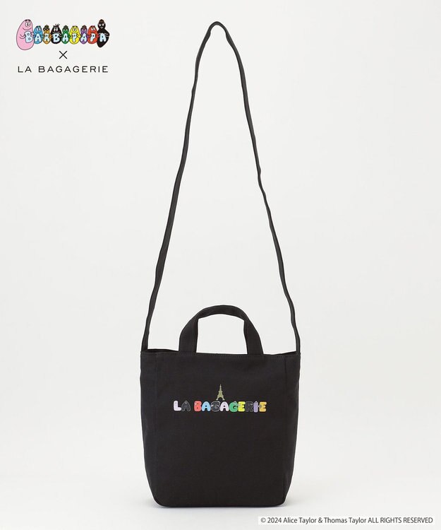 LA BAGAGERIE BARBAPAPA×LA BAGAGERIE   バーバパパコラボ　2WAYバッグ　Ｓ ブラック