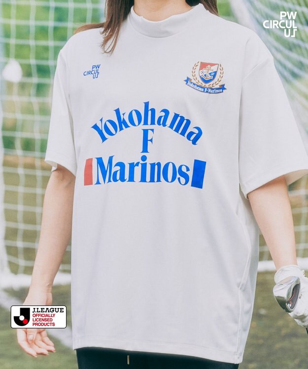 PW CIRCULUS 【UNISEX】J.LEAGUE モックネック J1所属の20クラブコラボ ゴルフ 横浜F・マリノス