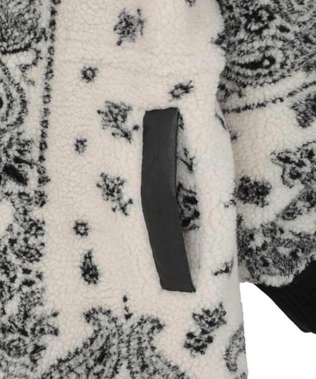 Green Parks ■ＥＳＣＡＲ　ペイズリーボアフードコート Ivory