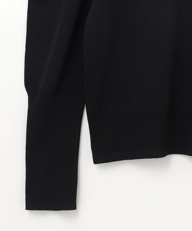 GRACE CONTINENTAL タックスリーブニットトップ ブラック