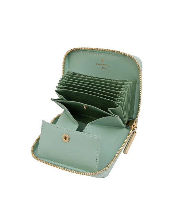 LANVIN en Bleu リュクサンブール 財布機能付きカードケース ミント