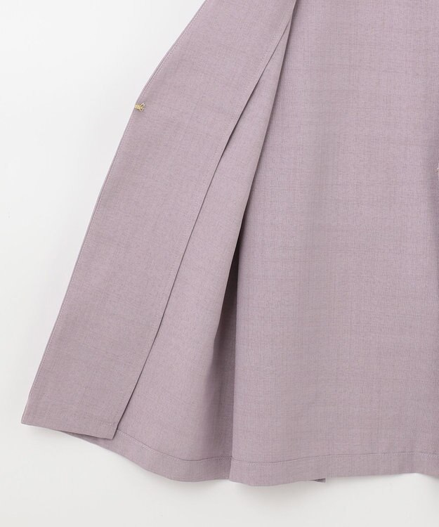 ANY SIS 【セットアップ対応】リネンライク ジレ ラベンダー