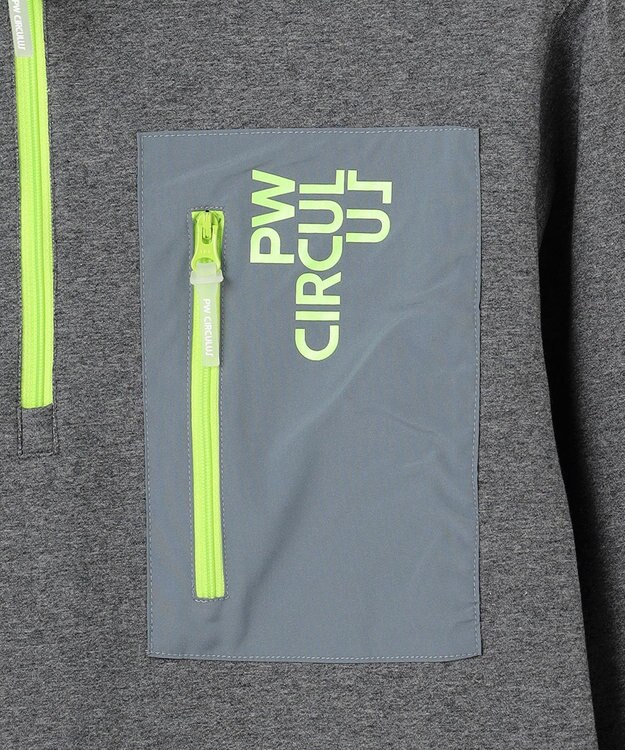 PW CIRCULUS 【MEN】 ハーフジップカットソー グレー系