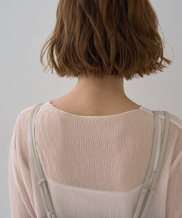 YECCA VECCA 【2点SET】ショートジャケットセットキャミワンピース Light Beige