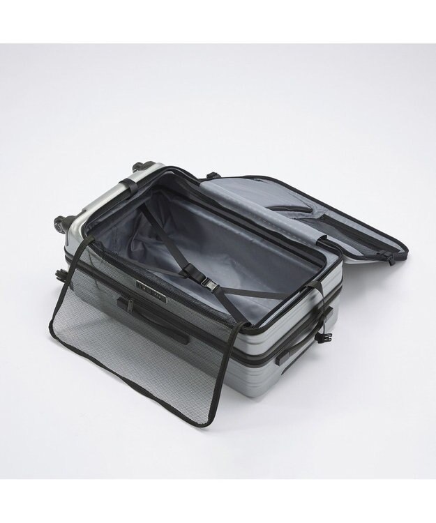 ACE BAGS & LUGGAGE Proteca フレスターEX スーツケース 日本製 76/89L エキスパンド フロントオープン 01553 プロテカ シルバーヘアライン