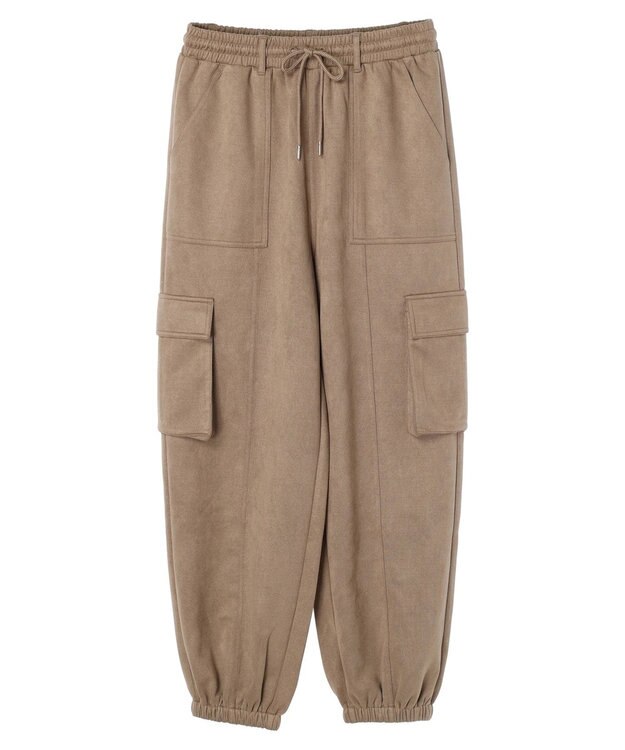 Green Parks ・ＳＵＧＡＲ　ＳＰＯＯＮ　スエードポンチカーゴパンツ Beige