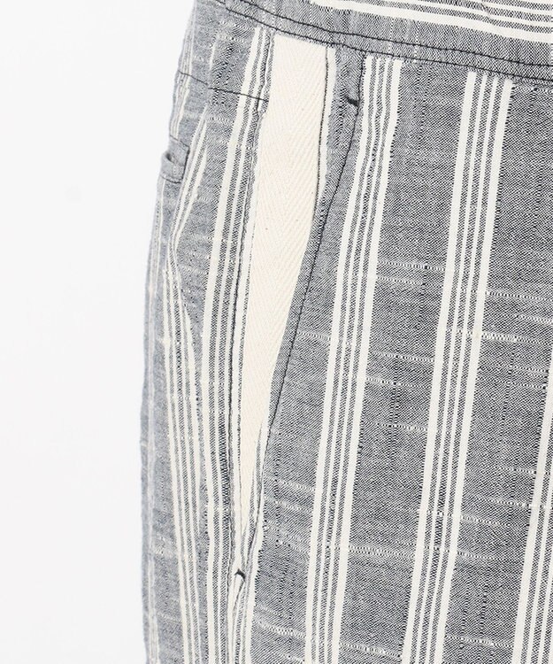 JOSEPH ABBOUD MOUNTAIN 【SPACE】OGワイドストライプ パンツ ネイビー系2