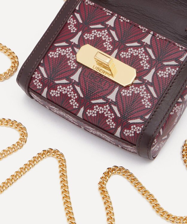 LIBERTY. ナノ バークリー フラップ バッグ ボルドー