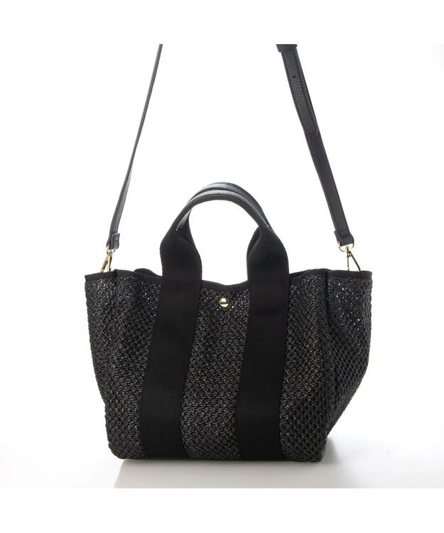 UNBILLION cachecache ポリプロピレン2wayテープトート ブラック