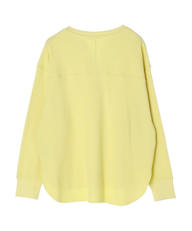 AMERICAN HOLIC スキッパーワッフルプルオーバー Yellow